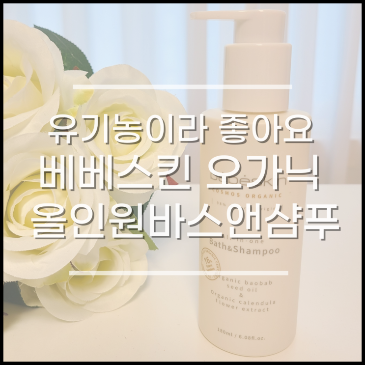  유아바디워시 추천, 베베스킨 오가닉 올인원 바스 앤 샴푸