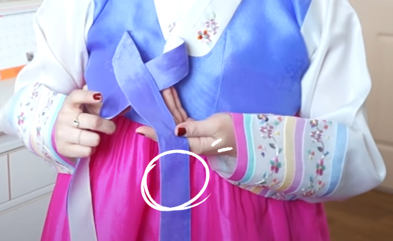 한복옷고름매는법 기본편