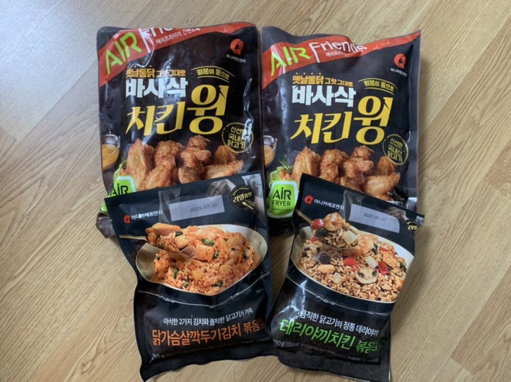 마니커에프앤지 바사삭 치킨윙,닭가슴살 볶음밥 2종 ( 닭가슴살깍두기김치 볶음밥 + 데리야끼치킨 볶음밥) 마니커에프앤지 바사삭 치킨윙,닭가슴살 볶음밥 2종 ( 닭가슴살깍두기김치 볶음밥 + 데리야끼치킨 볶음밥)