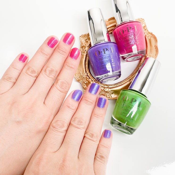 OPI POWER OF HUE컬렉션 글리터네일 깔끔한 사용법 OPI POWER OF HUE컬렉션 글리터네일 깔끔한 사용법