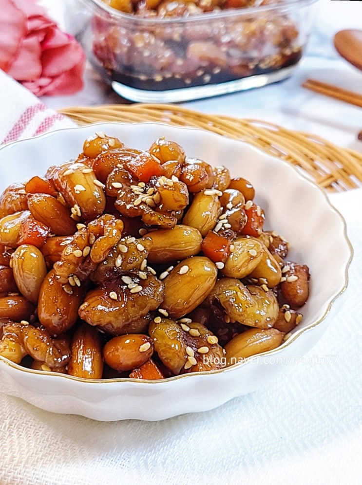 땅콩조림 만드는법 떫은맛 없는 땅콩 호두 조림 일주일반찬 레시피 땅콩조림 만드는법 떫은맛 없는 땅콩 호두 조림 일주일반찬 레시피