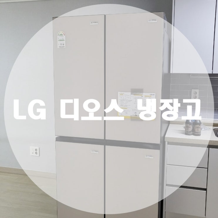 [상품 리뷰/가전] LG 디오스 냉장고 오브제 컬렉션 매직 스페이스 글라스 1등급 (M873GBB171)