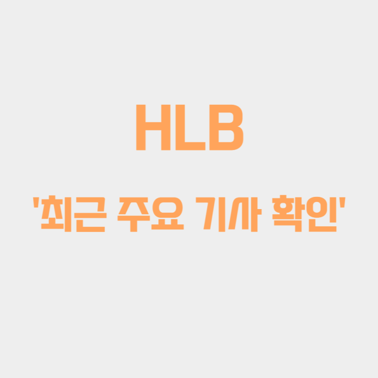 HLB '최근 뉴스 살펴보기'