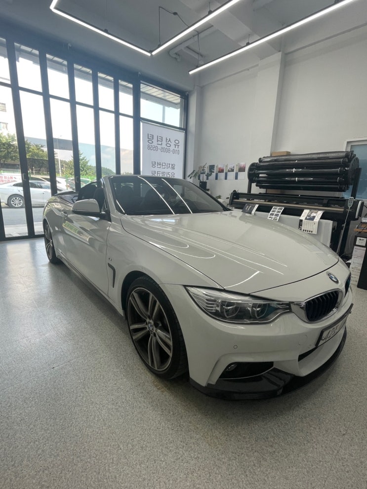  대전 수입차 블랙박스 BMW 428i 컨버터블 아이나비 A700 장착