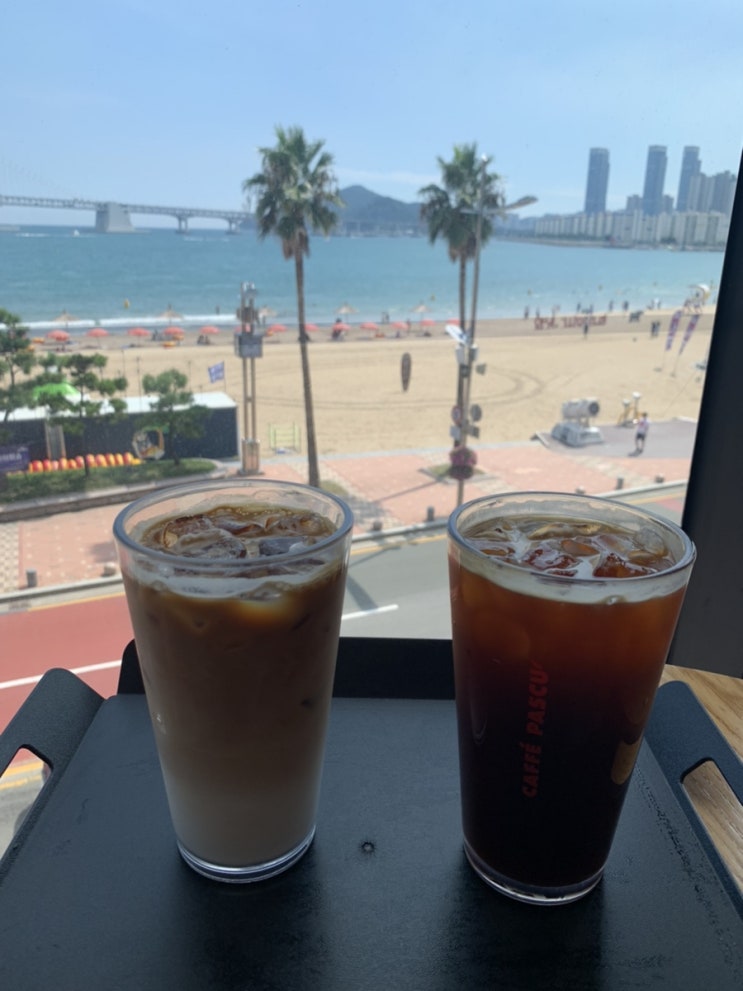  - 부산 광안리 광안대교 뷰 경치 좋은 카페 추천 '광안리 파스쿠찌 카페' -