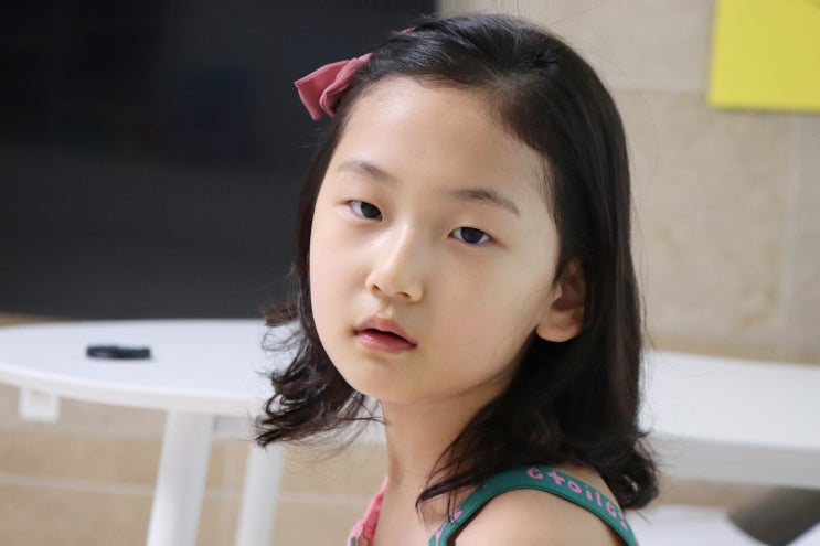  7세 어린이 미용실 첫 경험, 곱슬머리 유아 볼륨매직 했어요!