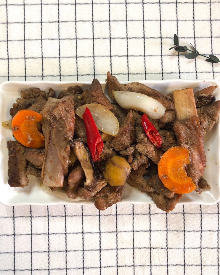 한돈양념갈비 알밤에반한갈비 수제갈비 밀키트