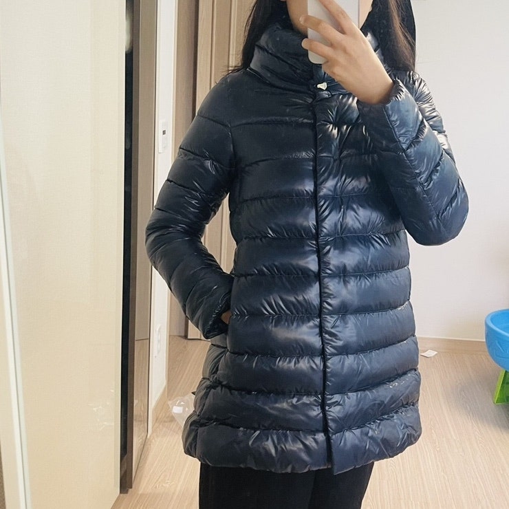 에르노(herno) 퍼넬 넥 패딩 재킷 IT42 사이즈 후기