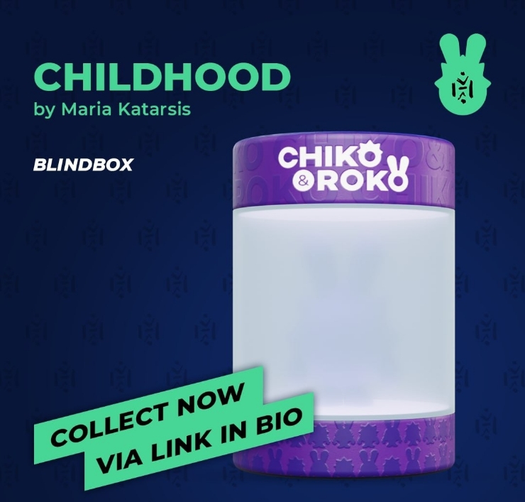  치코앤로코(chikoroko), OpenSea예정, 무료NFT 매일1개 지급, 8월26일 NFT(Gift of the Day) - CHILDHOOD