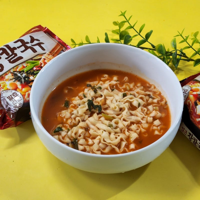 농심 얼큰 장칼국수 라면 후기