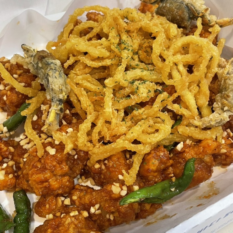  여수 중앙동 이순신광장맛집 여수바다닭강정!
