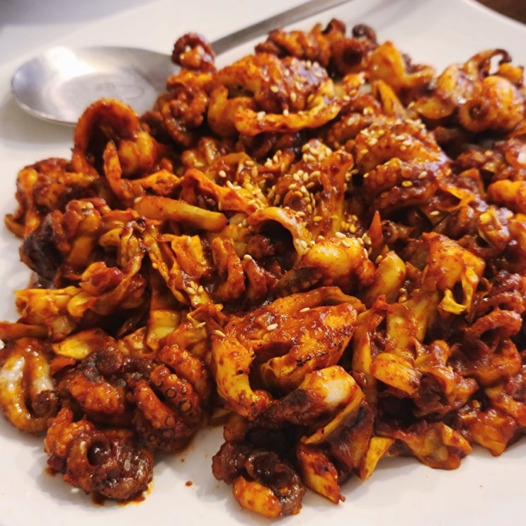  관악구 맛집 산촌신쭈꾸미 서울대점 _ 매콤한 쭈꾸미볶음