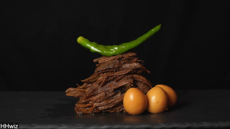  꽈리고추 메추리알 소고기 우둔살 장조림 만들기, 고기 부위 간장 집반찬