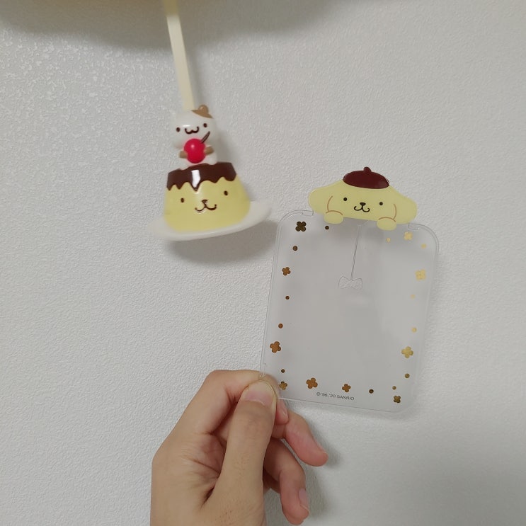 친구의 선물 받아보기-폼폼푸린 투명포토카드홀더 친구의 선물 받아보기-폼폼푸린 투명포토카드홀더