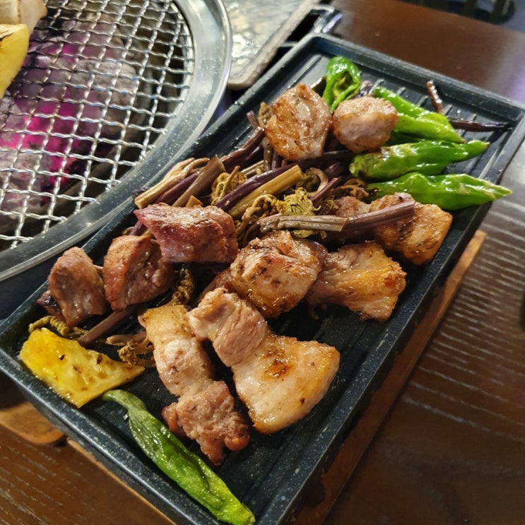  대구 황금동 고깃집 맛집 어린이회관역 맛집 뼈등심과 쫀득살이 맛있는 구오돼지