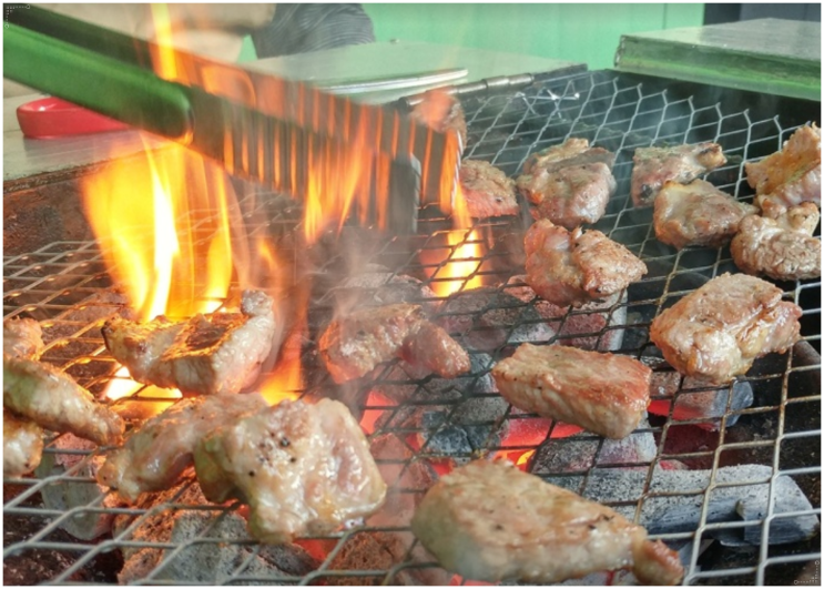  숲속의 숯불 바베큐 맛집 가평 여우사이~!!