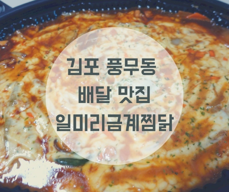  김포 풍무동 맛집 일미리 금계찜닭 구름치즈찜닭
