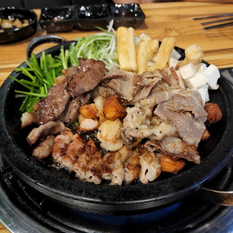 분당 맛집, 김한정의 격포 소곱창, 정자역 모듬 구이 (소곱창, 소대창, 소막창, 우삼겹, 염통) 찐 맛집