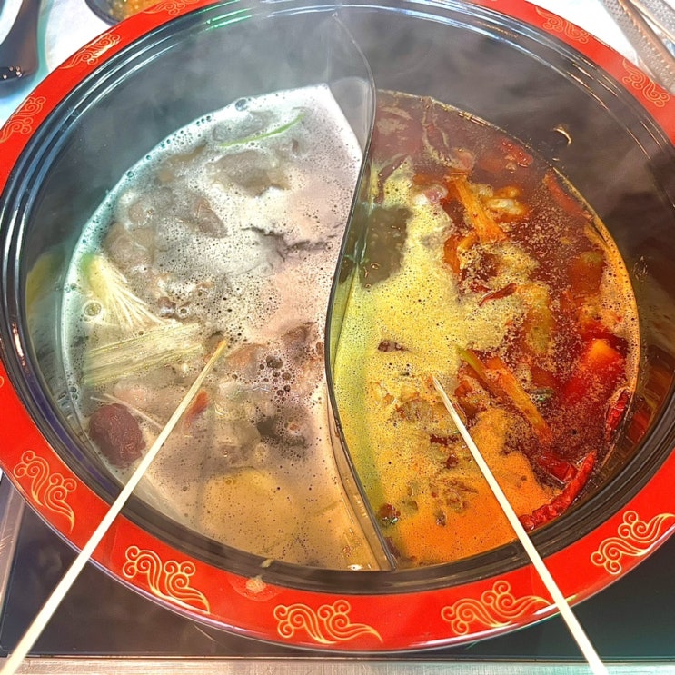  부평훠궈맛집 우삼꼬치훠궈에서 훠궈 양껏 먹은 날 