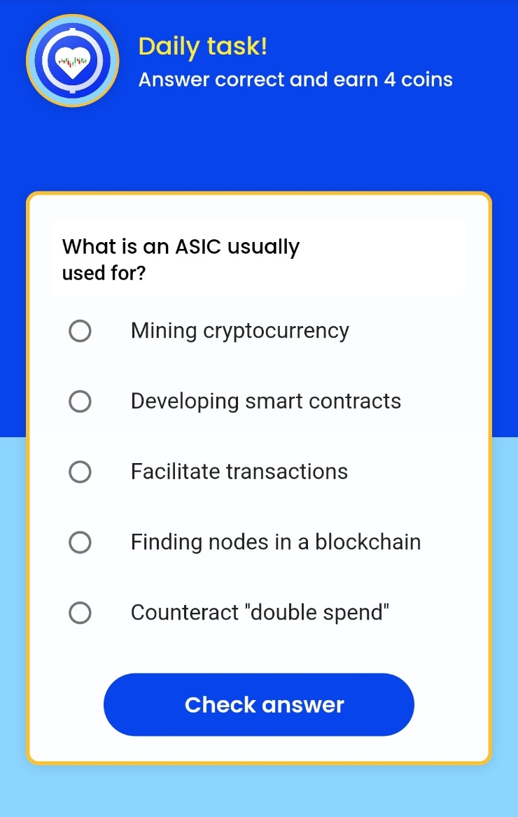Remint daily tasks(레민트 일일퀴즈) - What is an ASIC usually used for? ASIC은 일반적으로 무엇에 사용됩니까?