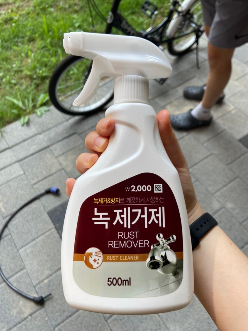 1년 방치한 자전거 녹 제거하기 (다이소 녹제거제, 멀티구리스 대만족 후기)