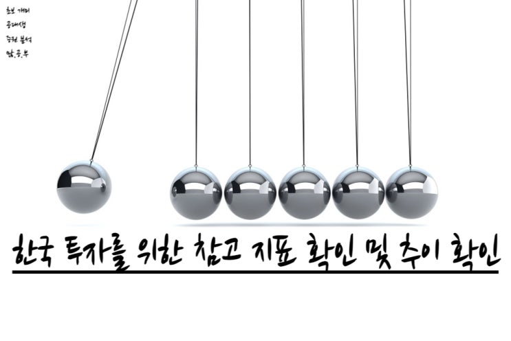  [매크로] 한국 투자 활용 지표 소개  추이 확인 (미국채금리 WTI 천연가스 원 달러 환율)