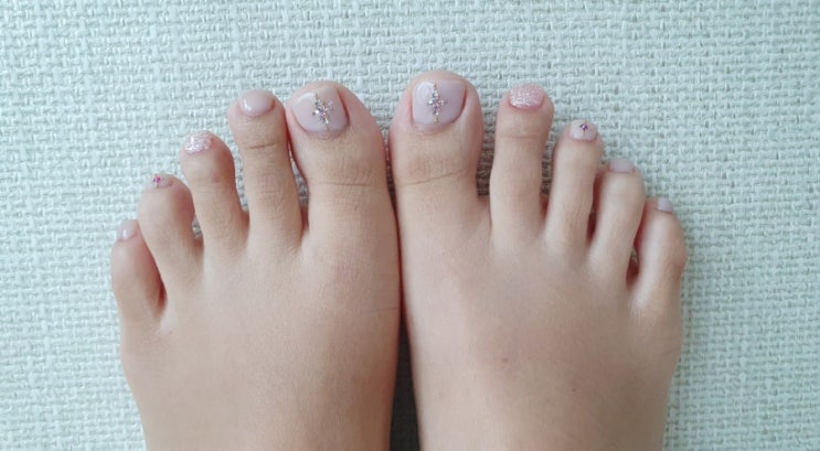  범계역패디; 린다네일에서 가을 패디 아트 받고 왔어요!