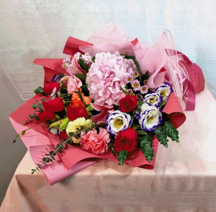  교육원 승진축하 꽃다발[일산 꽃집, 주엽 꽃집, 킨텍스 꽃집, 주엽 플라워]