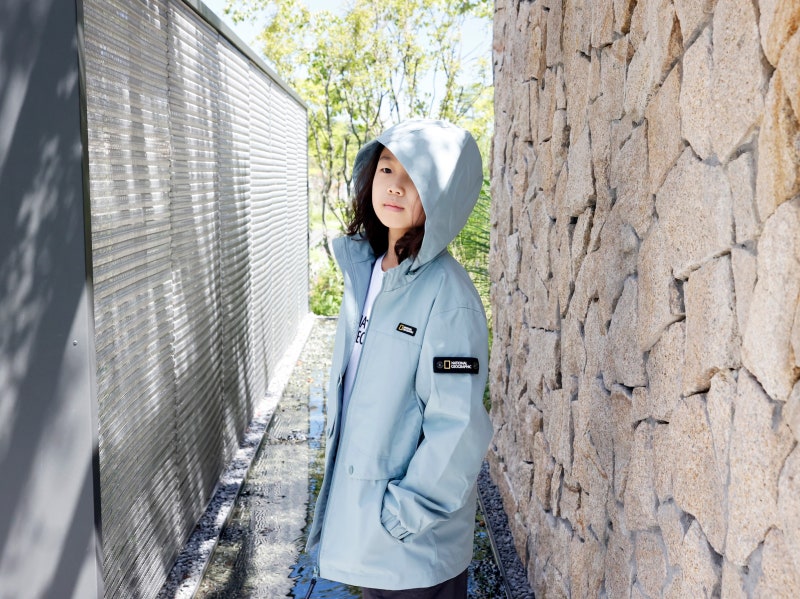 주니어 아동 바람막이 가을바람 살랑살랑 내셔널지오그래픽 키즈