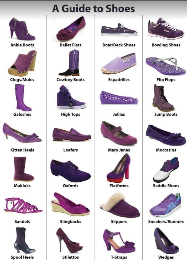 [영어] 신발의 종류
