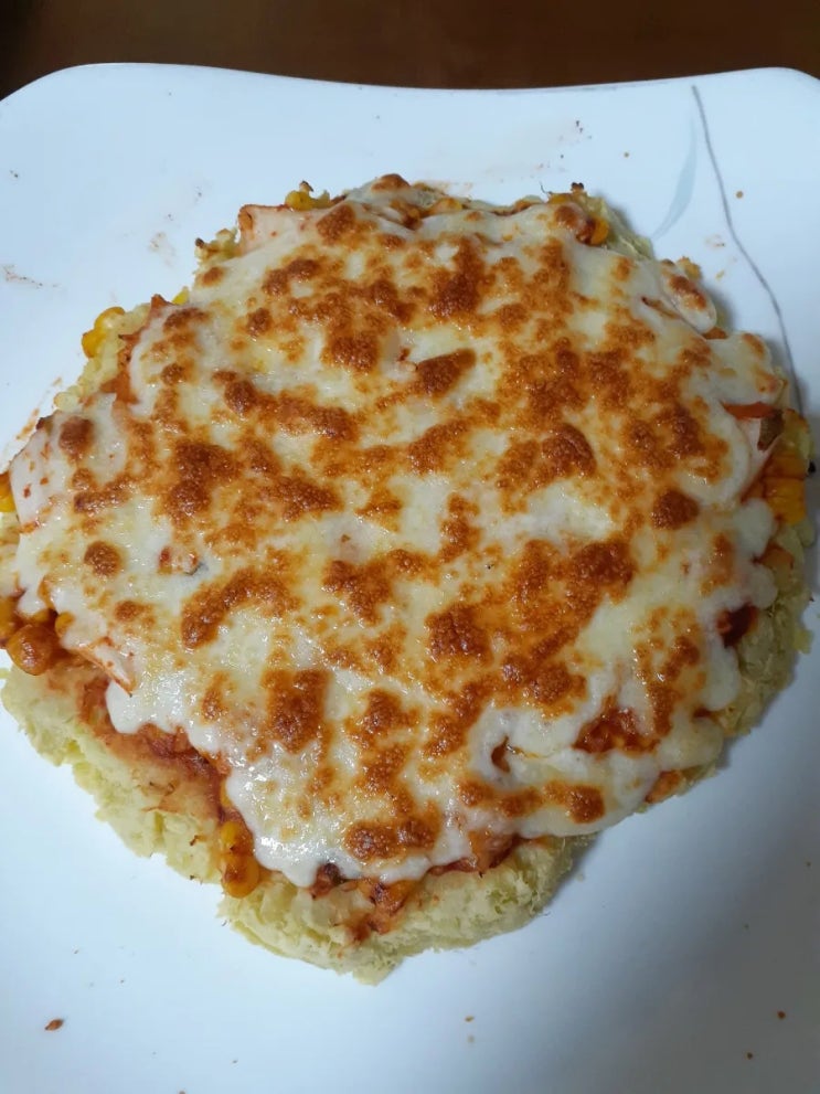  고구마김치피자와 김치순두부