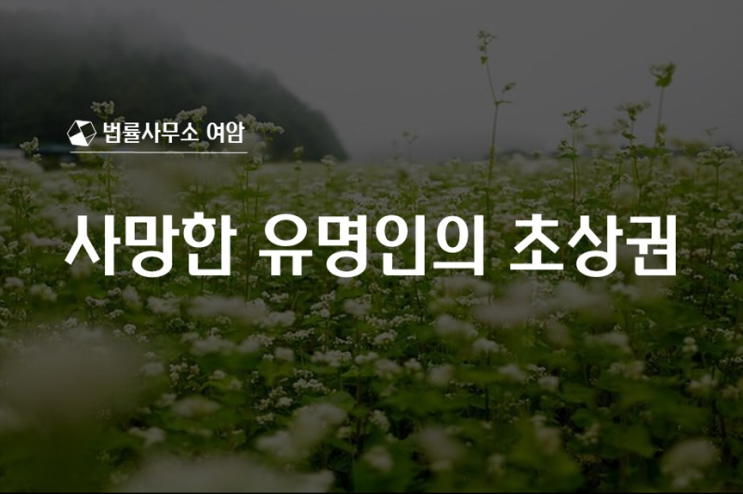  사망한 유명인의 초상권