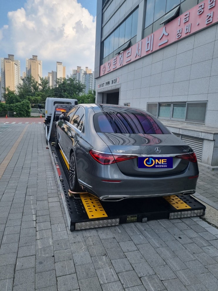  벤츠 S580 [제이원캐리어]경기도용인-전남여수탁송