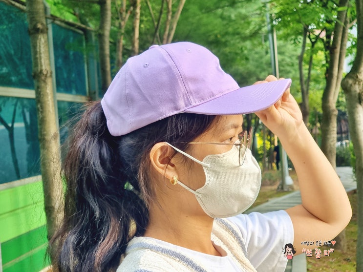  까를로 여름볼캡 라벤더 여자캡모자