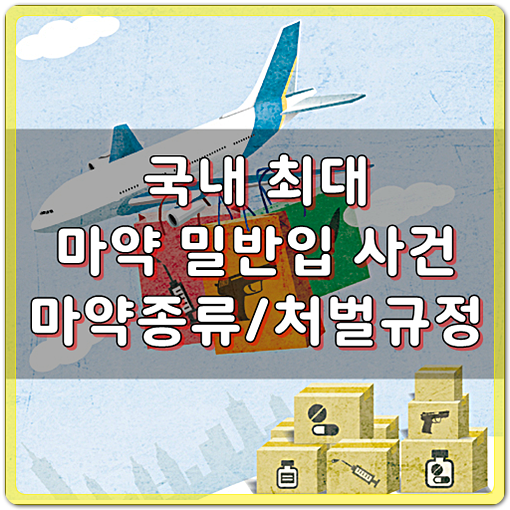  [국내 마약 밀반입 역대급사건] 마약을 몰래 가져온 방법/처벌