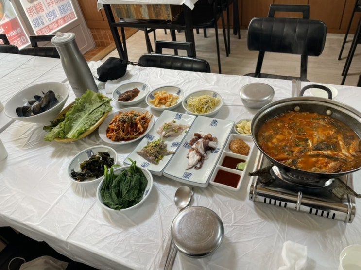  남해멸치쌈밥맛집 / 남해독일마을맛집 / 멸치쌈밥 첫경험 완전 대성공