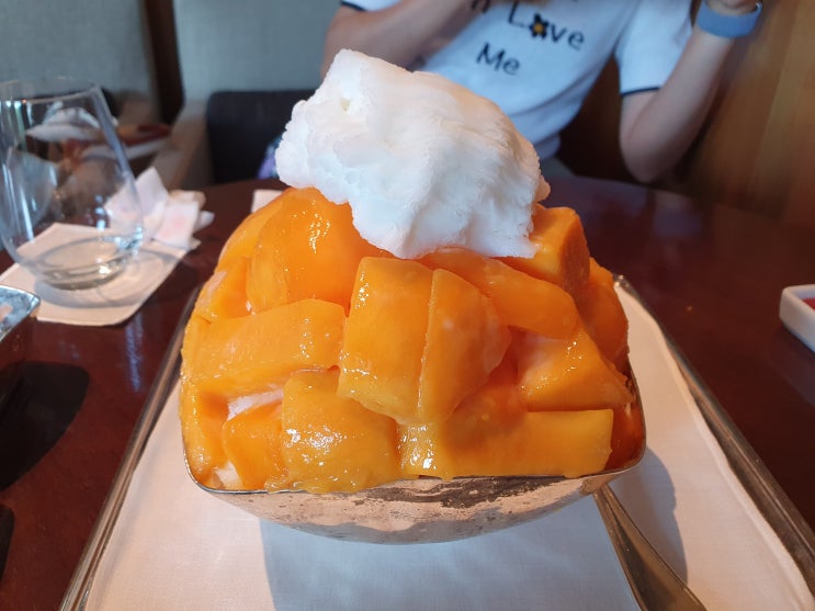  신라호텔 망고빙수 주말 오픈런 후기!