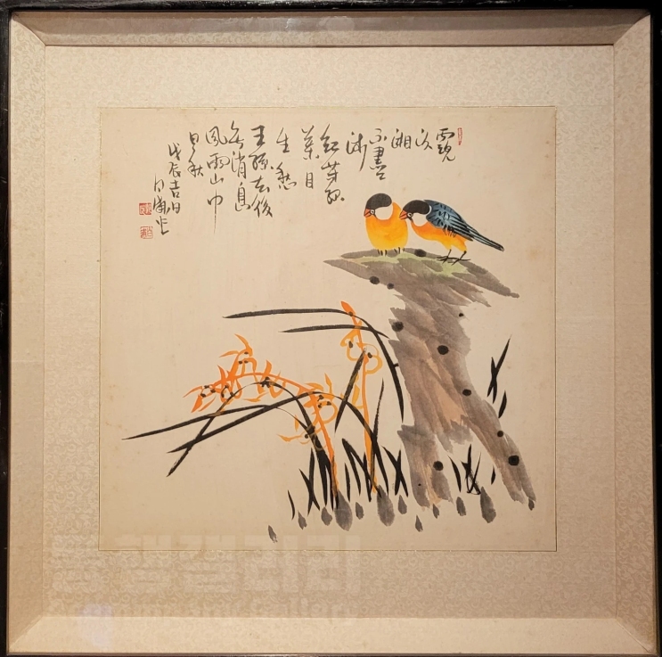  [동양화/서양화 그림] 동행갤러리ㅣ백포 곽남배 문인화(액자 55×55cm) (갤러리, 전시회, 인테리어그림) (품절)
