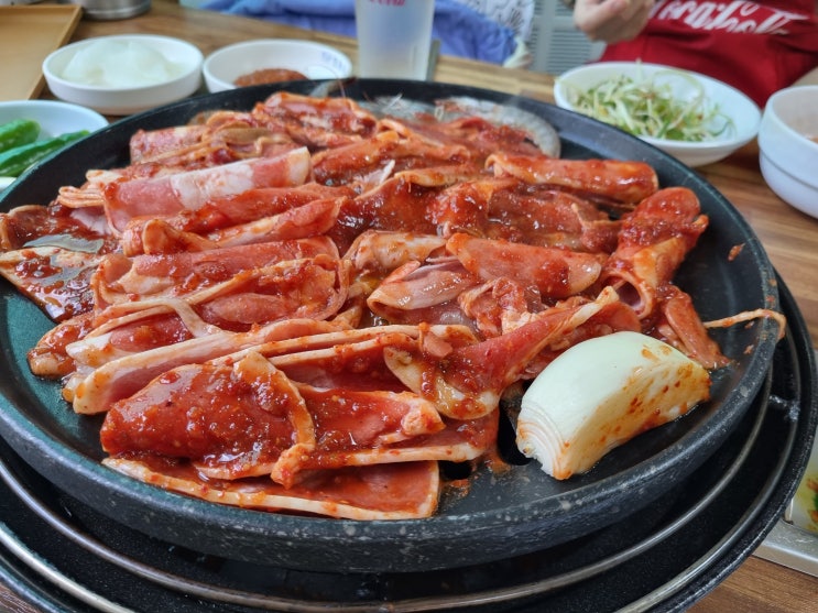  여수 교동 현지인 맛집 오리 불고기 일조오리탕