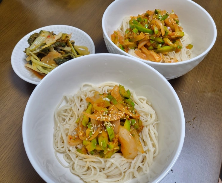 요리에센스연두 청양초로 애호박볶음국수 쉽게 만들기 #신혼집밥 #초간단여름레시피