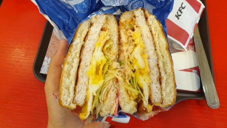  [KFC] 신상 리뷰! 오치킨 버거는 오!치킨 버거일까 오...치킨버거일까