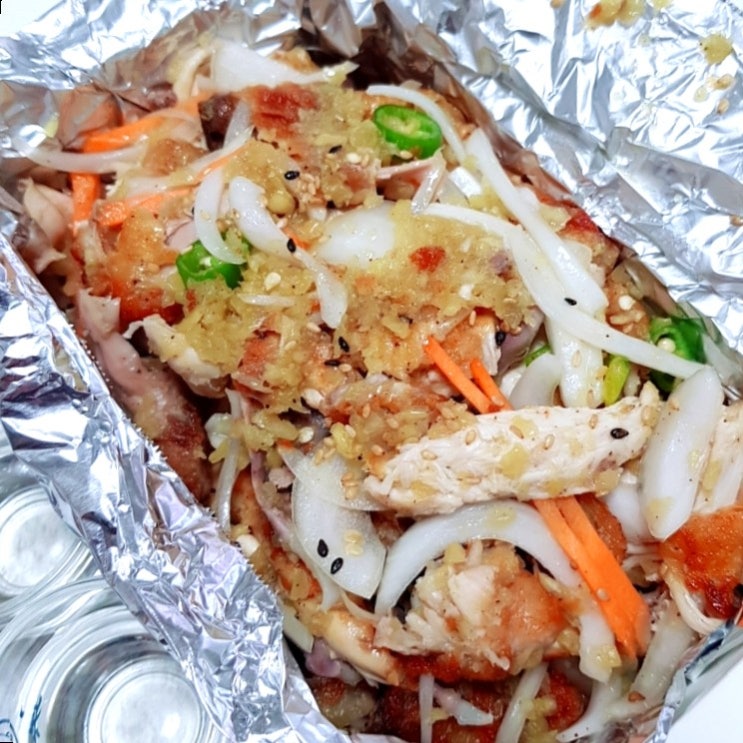  조선의옛날통닭 마늘통닭 술안주로 최고 #내돈내산