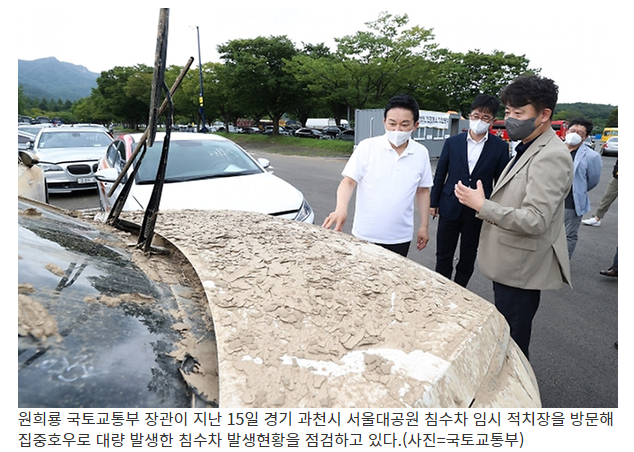 침수 숨기고 중고차 팔면 사업등록 취소…침수차 불법유통 처벌 강화_국토교통부 침수 숨기고 중고차 팔면 사업등록 취소…침수차 불법유통 처벌 강화_국토교통부