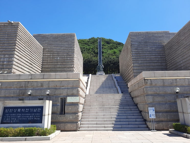  인천상륙작전기념관과 로블랜드 전망대카페