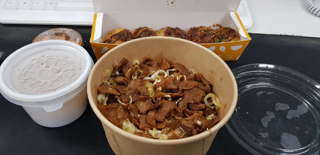 평촌 덮밥 맛집 미복 부타동 배달 식사 후기