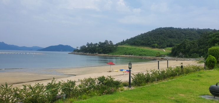  남해 작은해변 모상개해수욕장 사우스마린 펜션