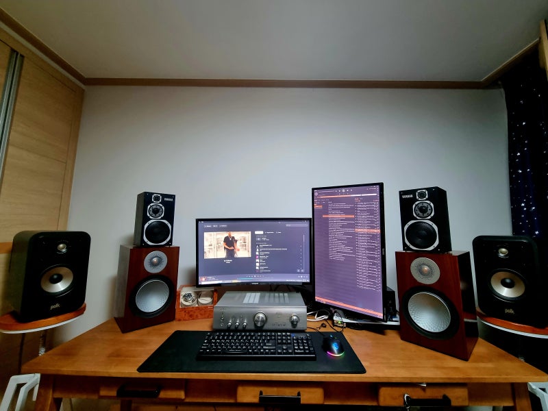 야마하 NS-1000MM, 모니터오디오 6G 실버100, 폴크오디오 ES-20 사용기
