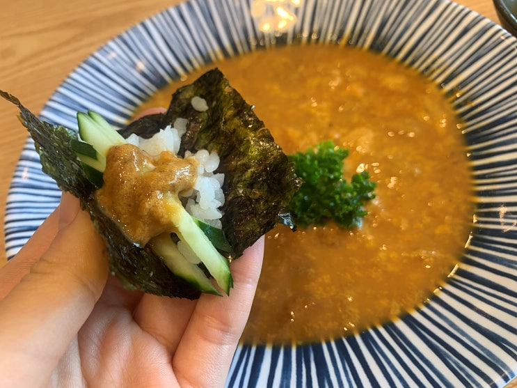  협재해수욕장 맛집) 우니한판,전복해물뚝배기 '바다해찬' #내돈내먹