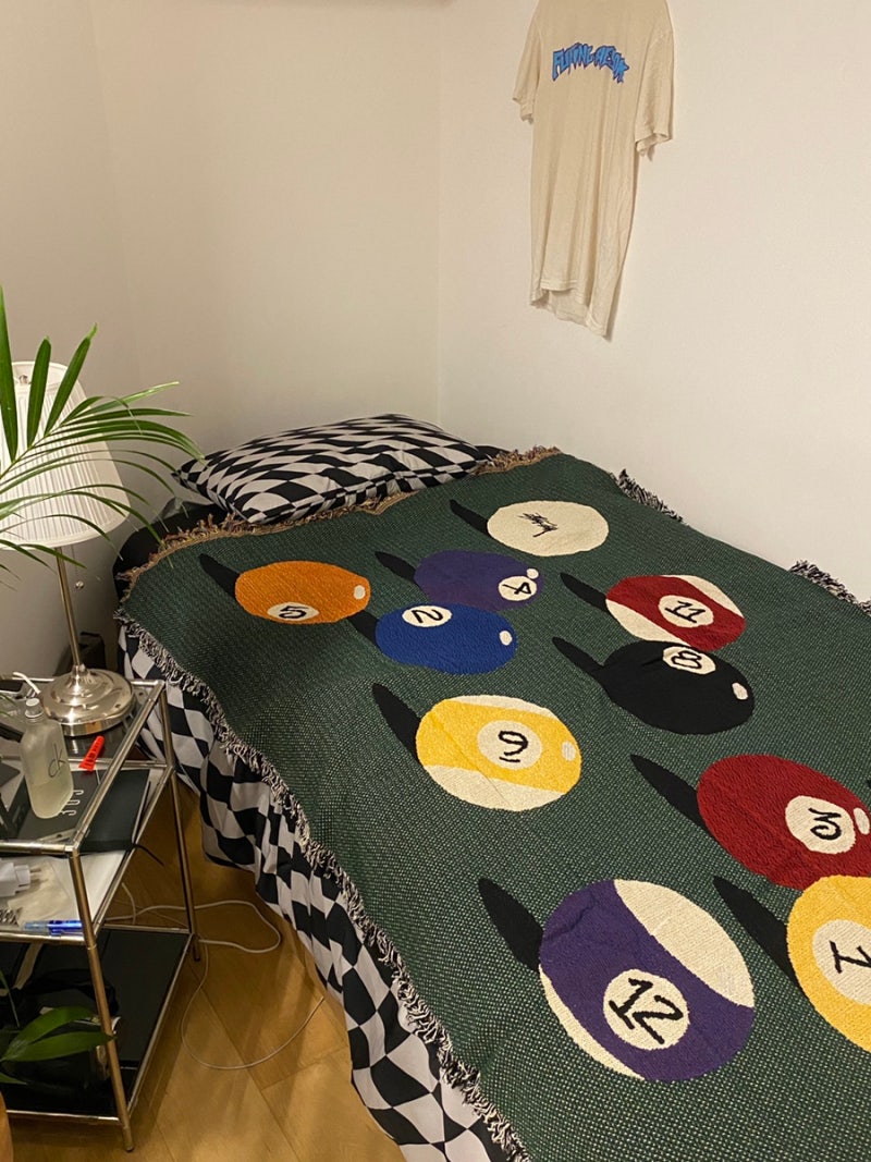 Stussy Billiards Tapestry Blanket Green 리뷰 : 네이버 블로그