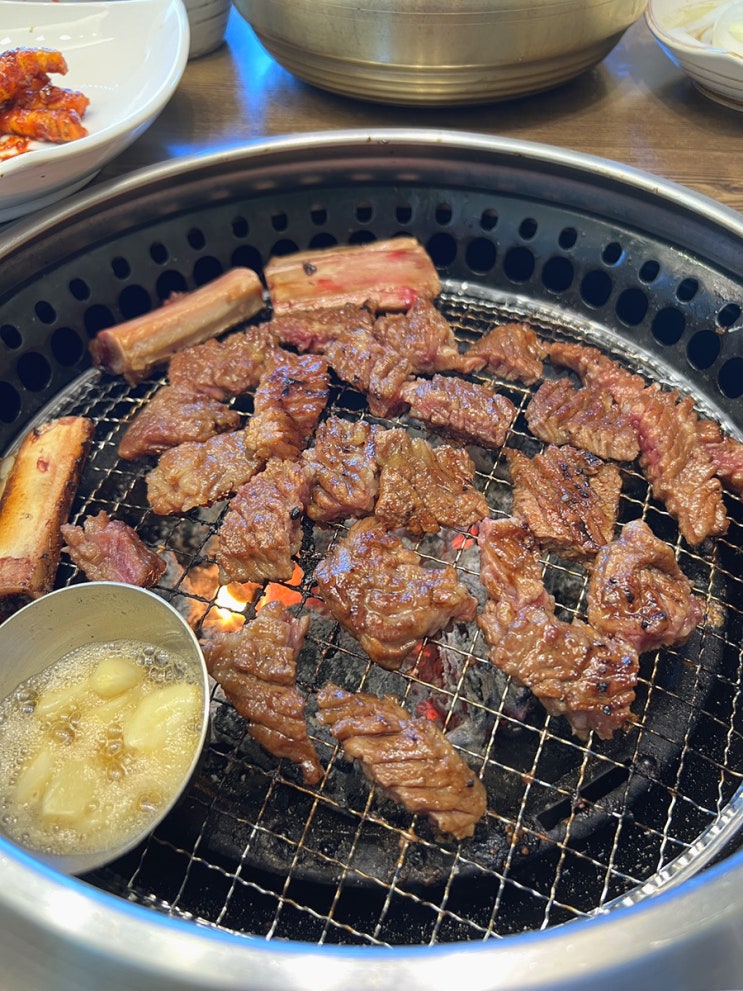  분당 판교 운중동 운중농원갈비- 경치좋은 고기 가족식사 소갈비 평양냉면 맛집 (룸/메뉴)